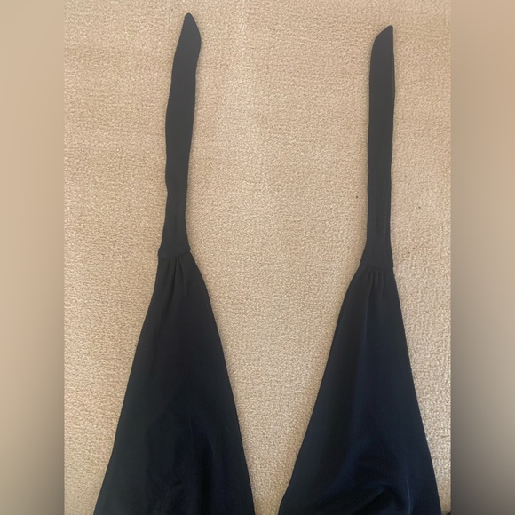 Vintage Renee Bardot sexy deep V halter tie top - Picture 6 of 7